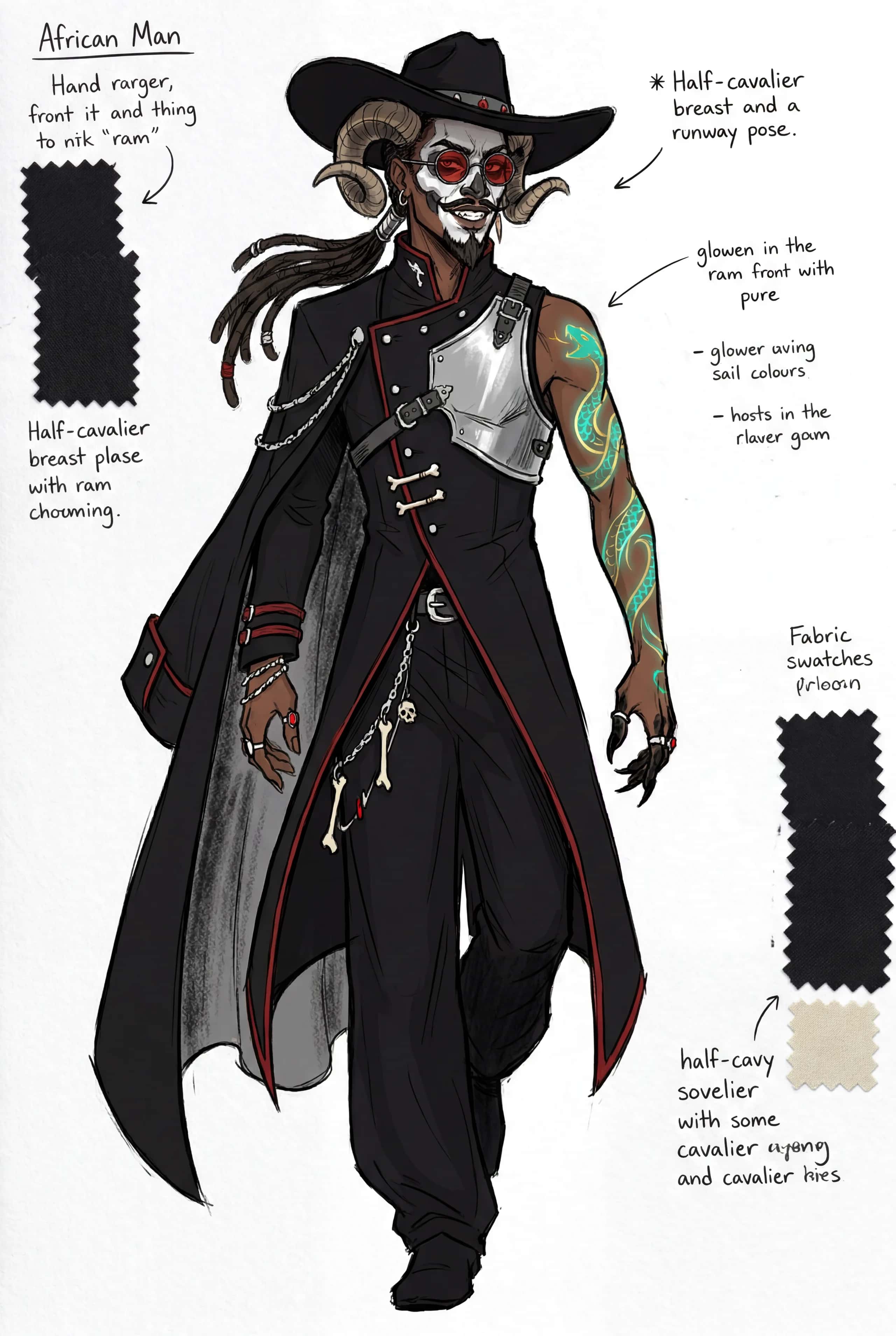 Charadesign — Personnages afro-fantastiques