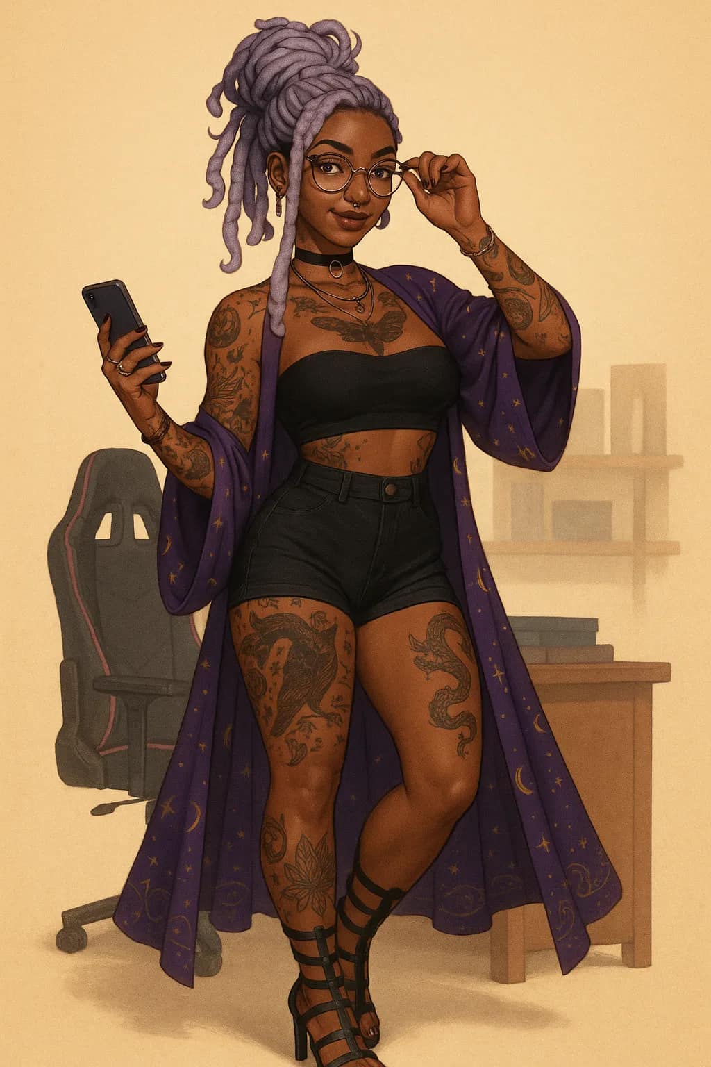 Charadesign — Personnages afro-fantastiques — 4
