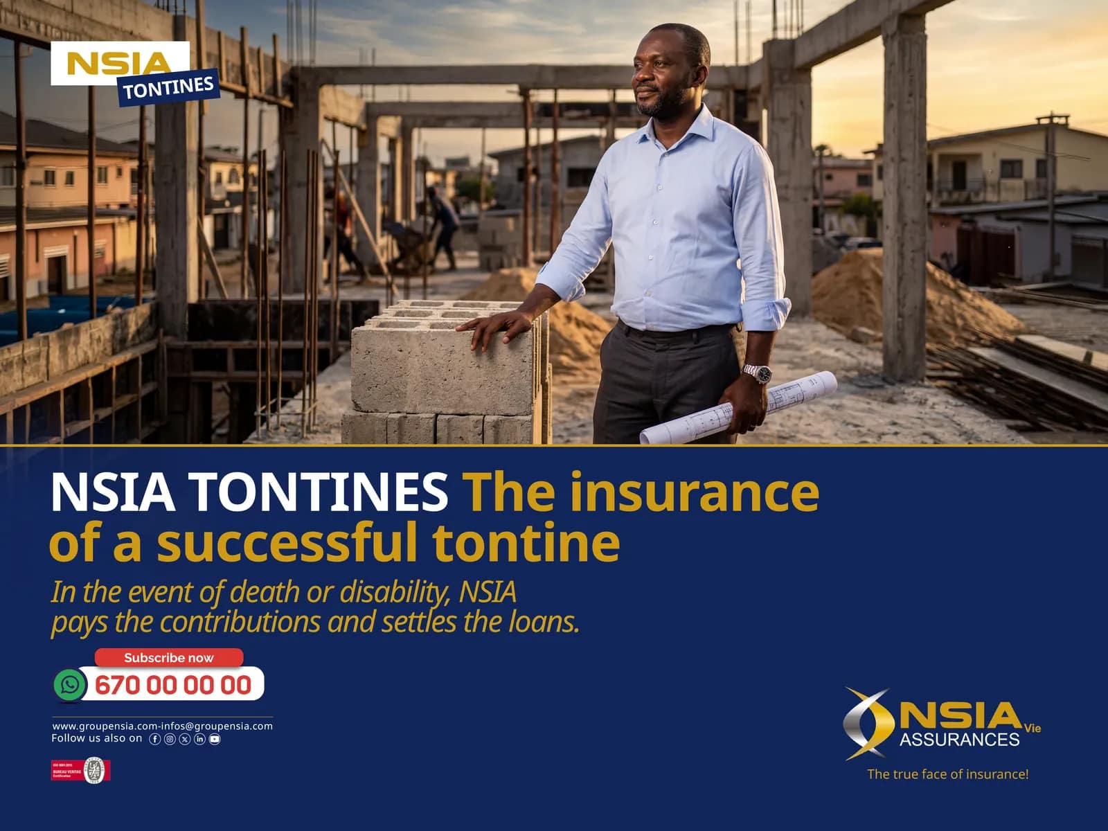 NSIA Tontines — Campagne assurance — 1
