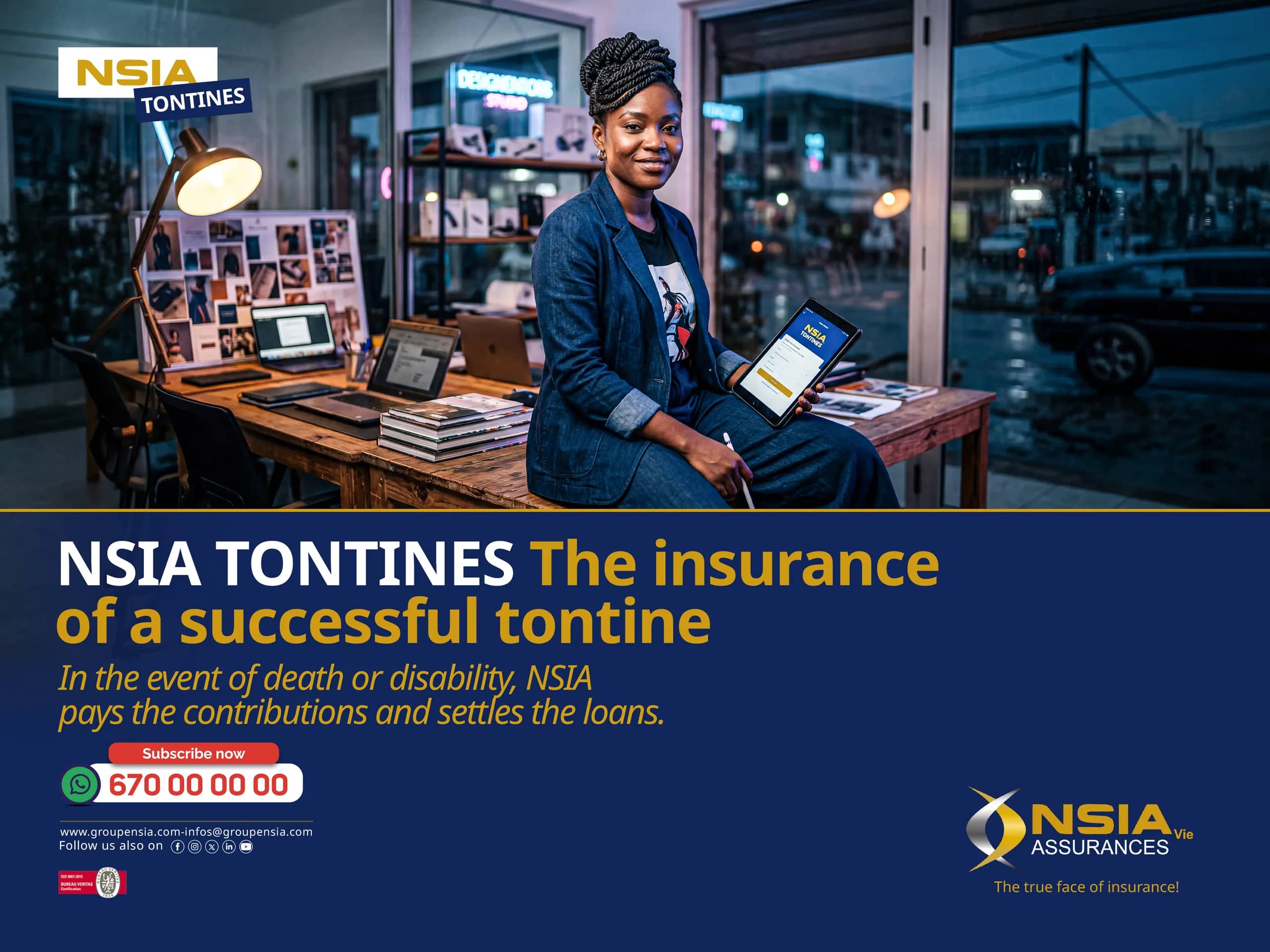 NSIA Tontines — Campagne assurance